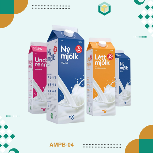 Custom Almond Milk Packaging Boxes